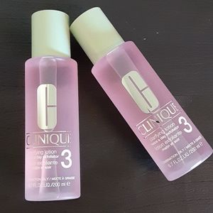 2 Clinique Clarifying Lotion Exfoliator Toner NWT